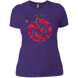 T-Shirts Purple / X-Small Ink Fukuryu Women's Premium T-Shirt