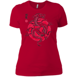 T-Shirts Red / X-Small Ink Fukuryu Women's Premium T-Shirt