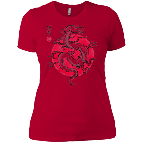 T-Shirts Red / X-Small Ink Fukuryu Women's Premium T-Shirt
