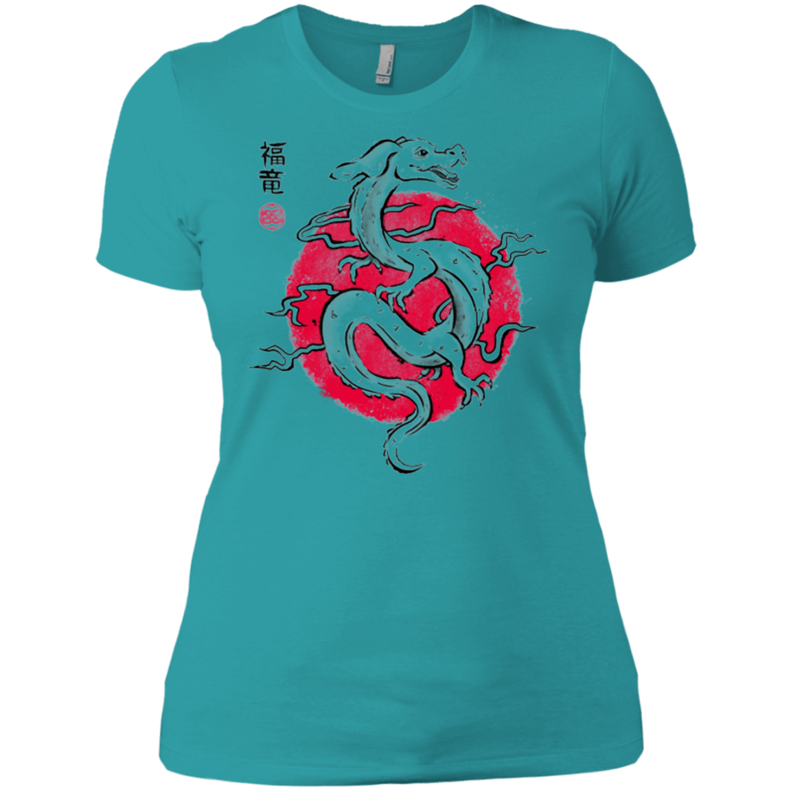 T-Shirts Tahiti Blue / X-Small Ink Fukuryu Women's Premium T-Shirt