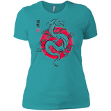 T-Shirts Tahiti Blue / X-Small Ink Fukuryu Women's Premium T-Shirt