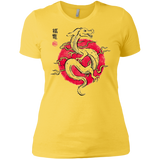 T-Shirts Vibrant Yellow / X-Small Ink Fukuryu Women's Premium T-Shirt