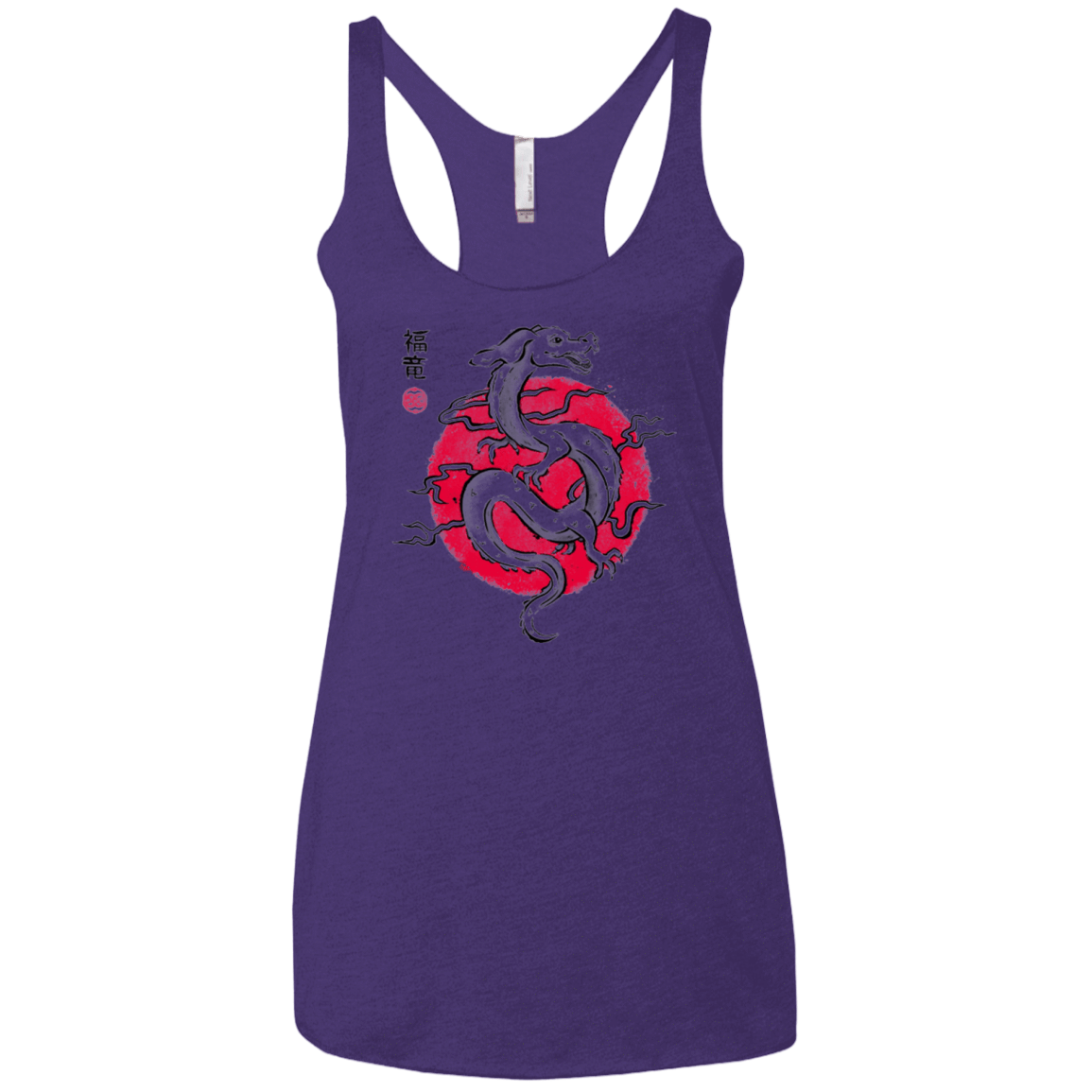 T-Shirts Purple / X-Small Ink Fukuryu Women's Triblend Racerback Tank