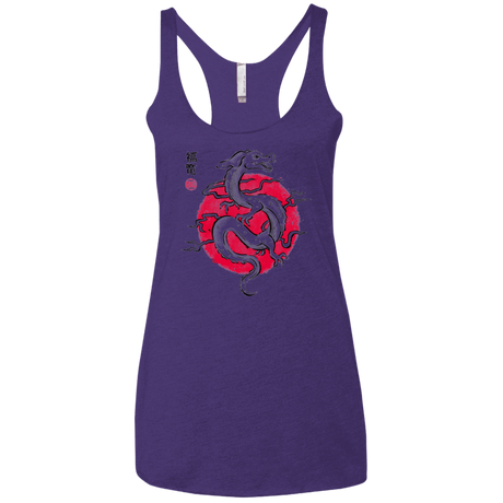 T-Shirts Purple / X-Small Ink Fukuryu Women's Triblend Racerback Tank