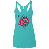 T-Shirts Tahiti Blue / X-Small Ink Fukuryu Women's Triblend Racerback Tank