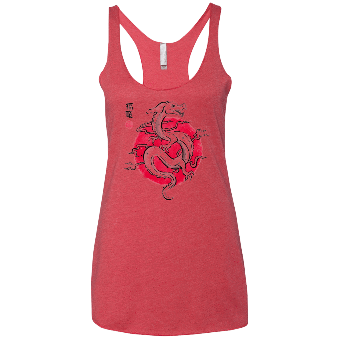 T-Shirts Vintage Red / X-Small Ink Fukuryu Women's Triblend Racerback Tank
