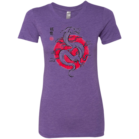 T-Shirts Purple Rush / Small Ink Fukuryu Women's Triblend T-Shirt