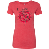 T-Shirts Vintage Red / Small Ink Fukuryu Women's Triblend T-Shirt