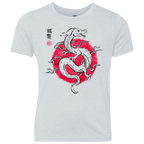 T-Shirts Heather White / YXS Ink Fukuryu Youth Triblend T-Shirt