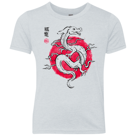 T-Shirts Heather White / YXS Ink Fukuryu Youth Triblend T-Shirt