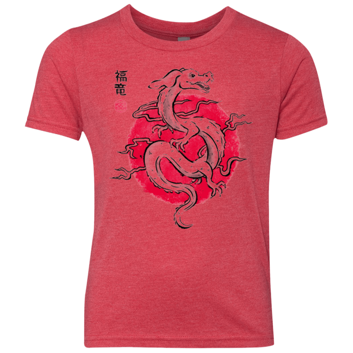 T-Shirts Vintage Red / YXS Ink Fukuryu Youth Triblend T-Shirt