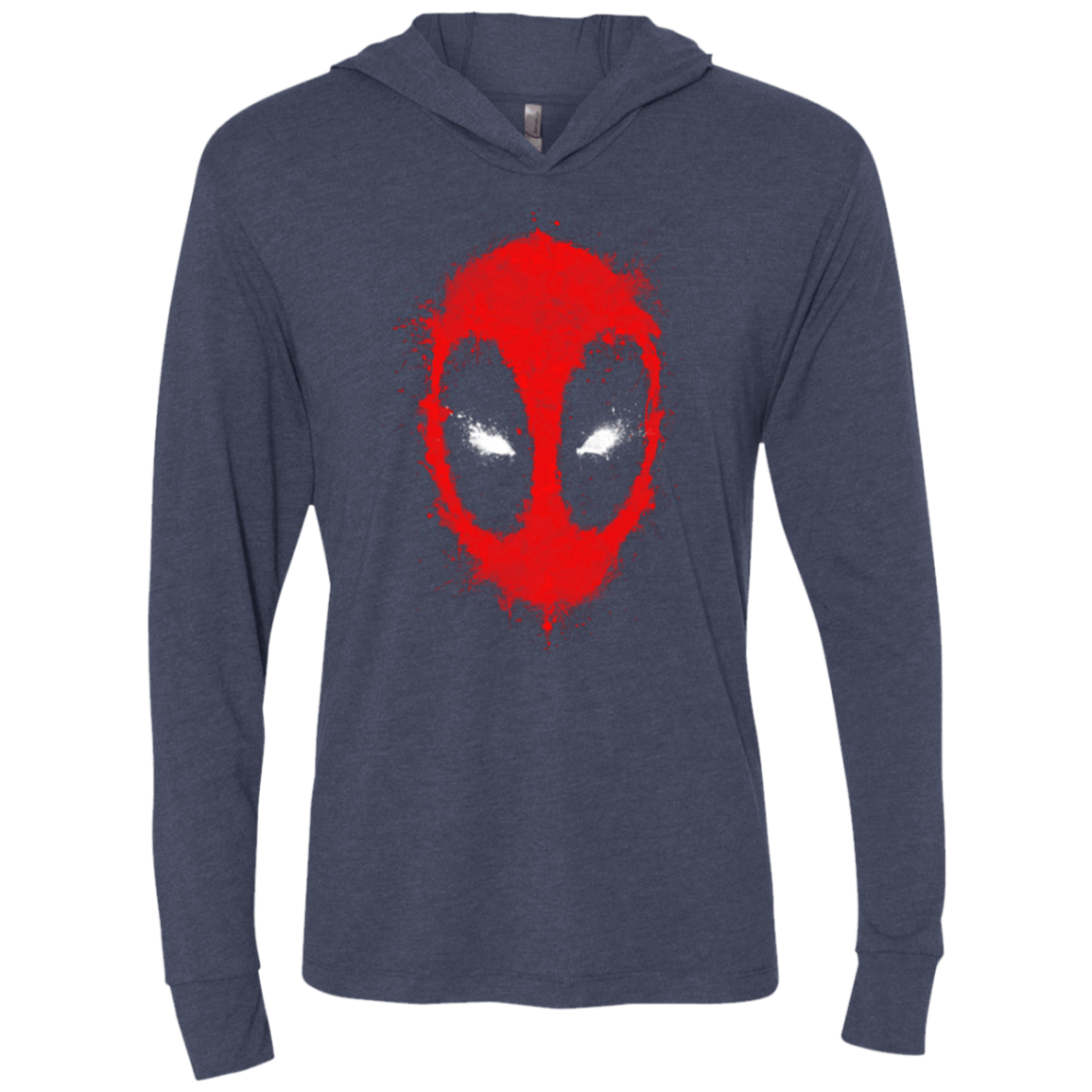 T-Shirts Vintage Navy / X-Small Ink Merc Triblend Long Sleeve Hoodie Tee