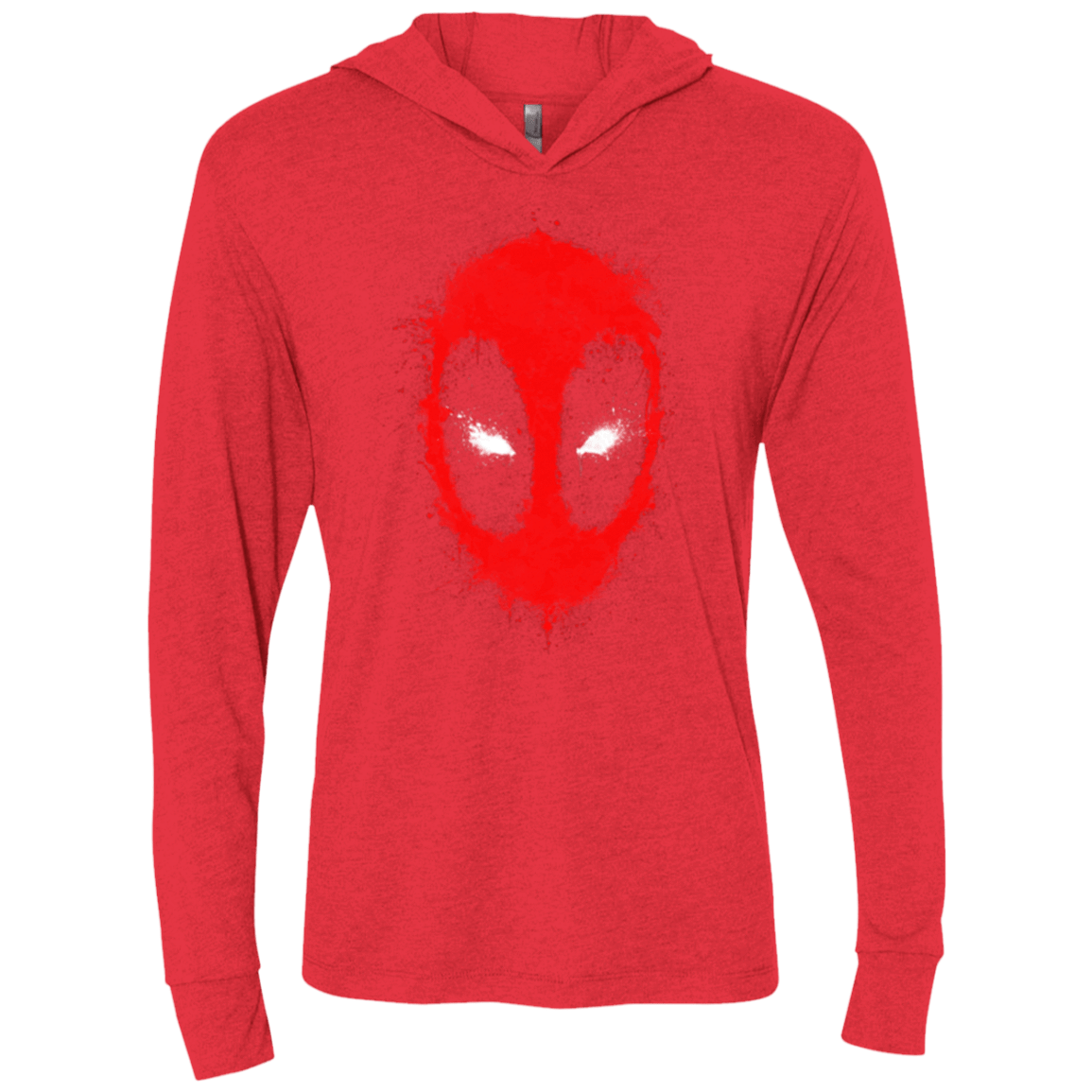 T-Shirts Vintage Red / X-Small Ink Merc Triblend Long Sleeve Hoodie Tee