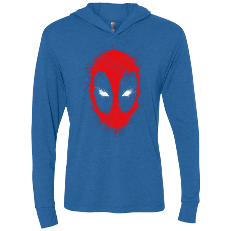 T-Shirts Vintage Royal / X-Small Ink Merc Triblend Long Sleeve Hoodie Tee