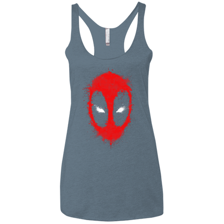 T-Shirts Indigo / X-Small Ink Merc Women's Triblend Racerback Tank