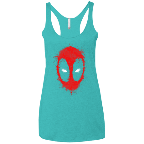 T-Shirts Tahiti Blue / X-Small Ink Merc Women's Triblend Racerback Tank