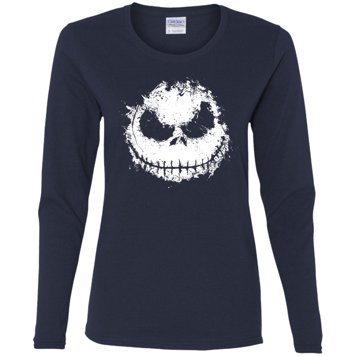 T-Shirts Navy / S Ink Nightmare Women's Long Sleeve T-Shirt