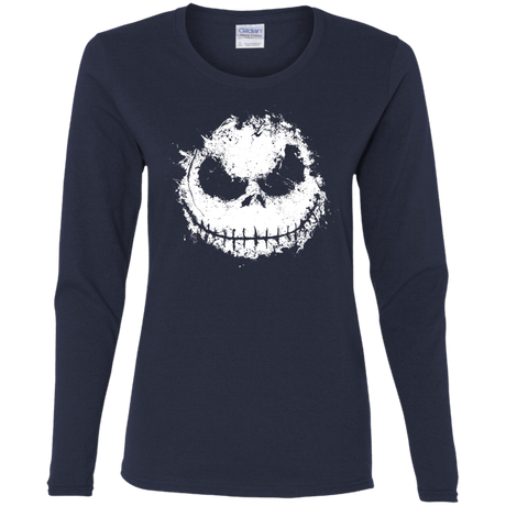 T-Shirts Navy / S Ink Nightmare Women's Long Sleeve T-Shirt