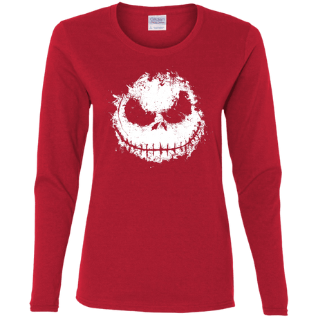 T-Shirts Red / S Ink Nightmare Women's Long Sleeve T-Shirt