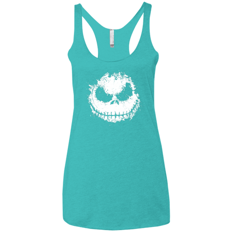 T-Shirts Tahiti Blue / X-Small Ink Nightmare Women's Triblend Racerback Tank