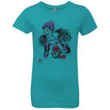 T-Shirts Tahiti Blue / YXS Ink-Ryuk Girls Premium T-Shirt