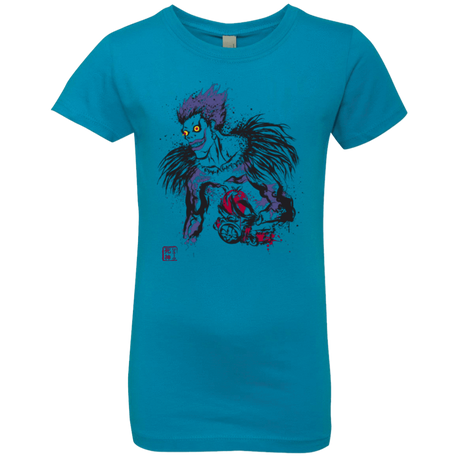 T-Shirts Turquoise / YXS Ink-Ryuk Girls Premium T-Shirt