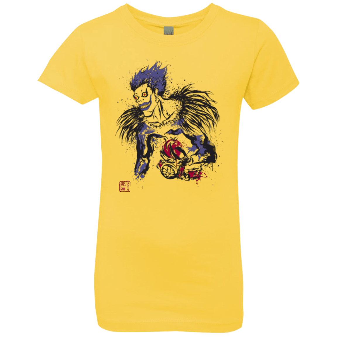 T-Shirts Vibrant Yellow / YXS Ink-Ryuk Girls Premium T-Shirt