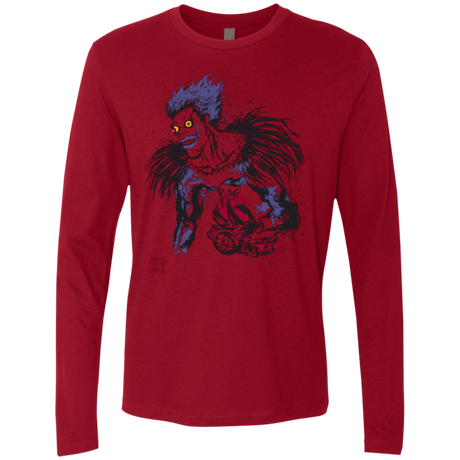 T-Shirts Cardinal / Small Ink-Ryuk Men's Premium Long Sleeve
