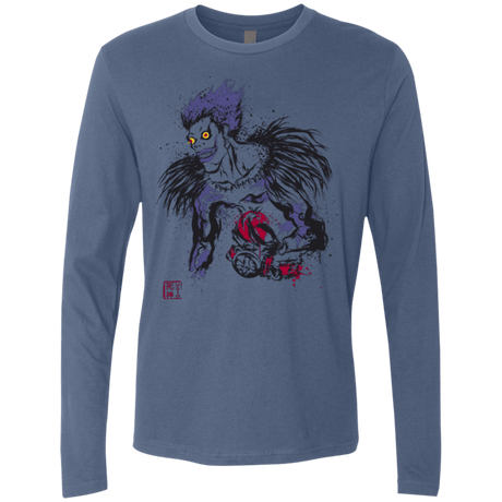 T-Shirts Indigo / Small Ink-Ryuk Men's Premium Long Sleeve