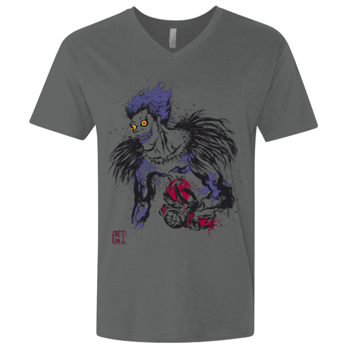 T-Shirts Heavy Metal / X-Small Ink-Ryuk Men's Premium V-Neck