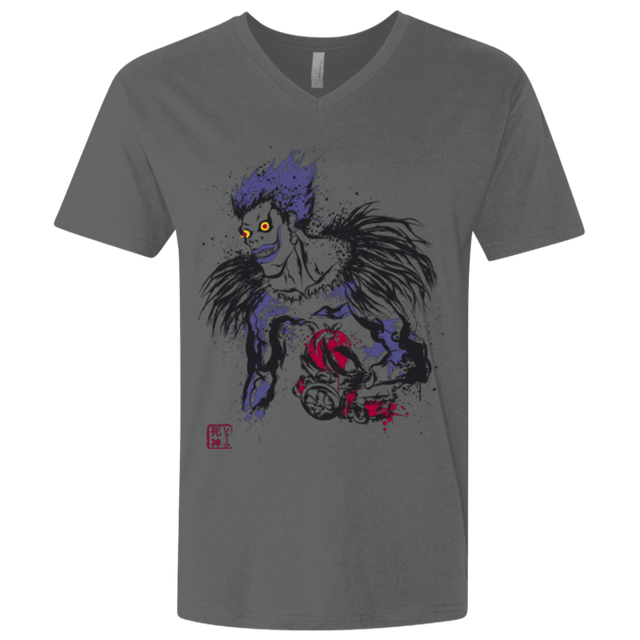 T-Shirts Heavy Metal / X-Small Ink-Ryuk Men's Premium V-Neck