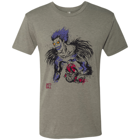 T-Shirts Venetian Grey / Small Ink-Ryuk Men's Triblend T-Shirt