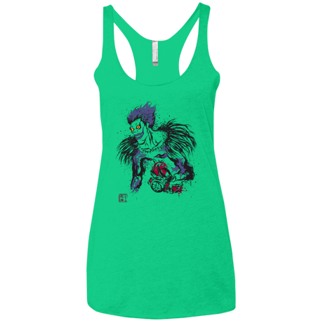 T-Shirts Envy / X-Small Ink-Ryuk Women's Triblend Racerback Tank