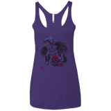 T-Shirts Purple / X-Small Ink-Ryuk Women's Triblend Racerback Tank
