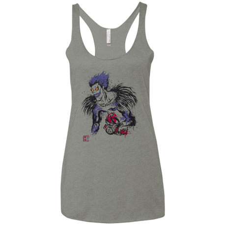 T-Shirts Venetian Grey / X-Small Ink-Ryuk Women's Triblend Racerback Tank