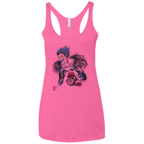 T-Shirts Vintage Pink / X-Small Ink-Ryuk Women's Triblend Racerback Tank