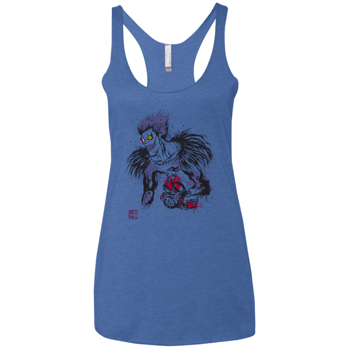 T-Shirts Vintage Royal / X-Small Ink-Ryuk Women's Triblend Racerback Tank