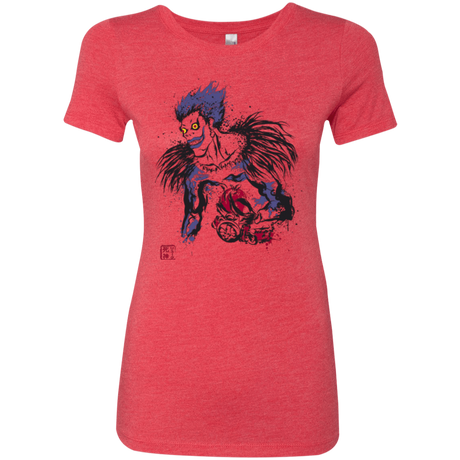T-Shirts Vintage Red / Small Ink-Ryuk Women's Triblend T-Shirt