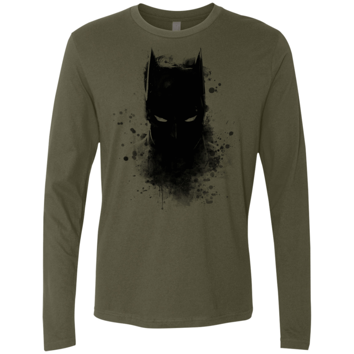 T-Shirts Military Green / S Ink Shadow Men's Premium Long Sleeve