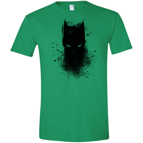 T-Shirts Heather Irish Green / S Ink Shadow Men's Semi-Fitted Softstyle