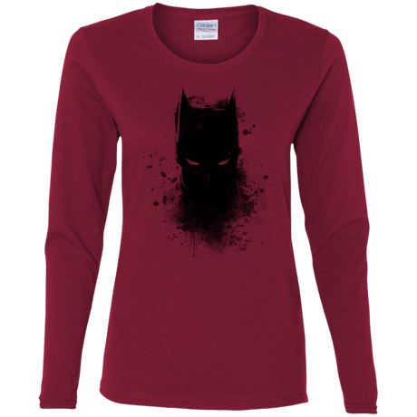 T-Shirts Cardinal / S Ink Shadow Women's Long Sleeve T-Shirt