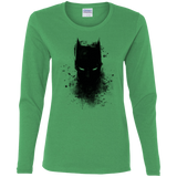 T-Shirts Irish Green / S Ink Shadow Women's Long Sleeve T-Shirt