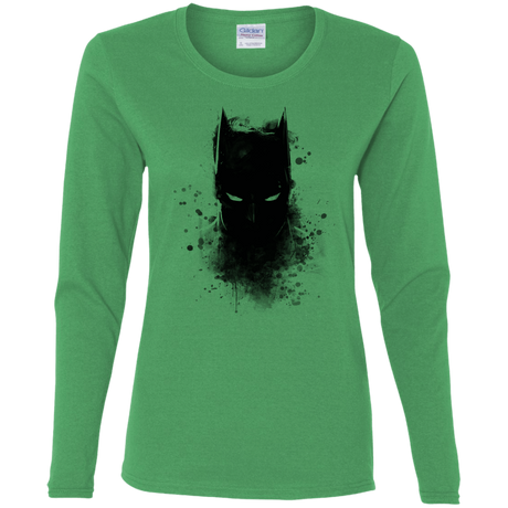 T-Shirts Irish Green / S Ink Shadow Women's Long Sleeve T-Shirt