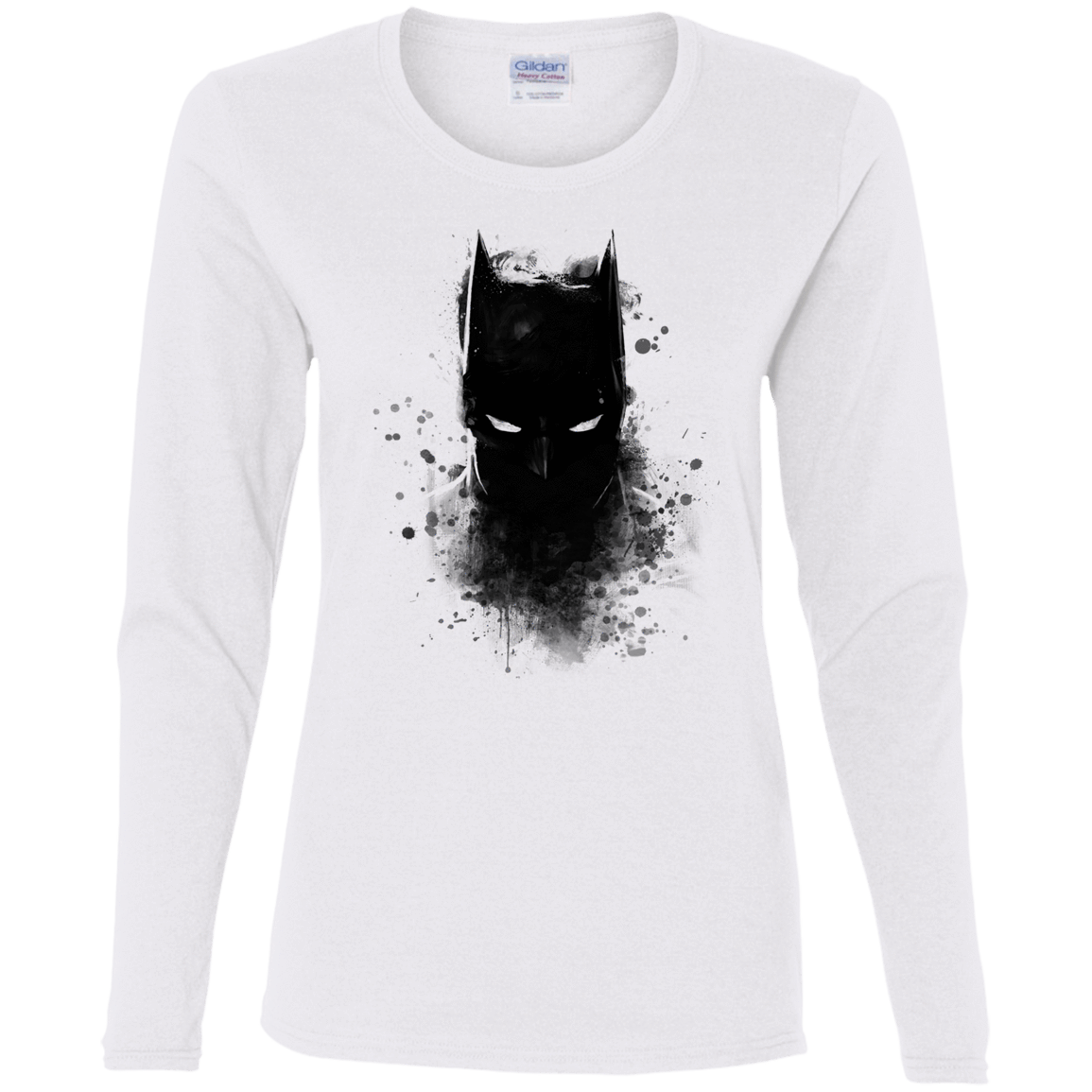 T-Shirts White / S Ink Shadow Women's Long Sleeve T-Shirt