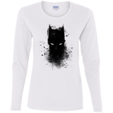 T-Shirts White / S Ink Shadow Women's Long Sleeve T-Shirt