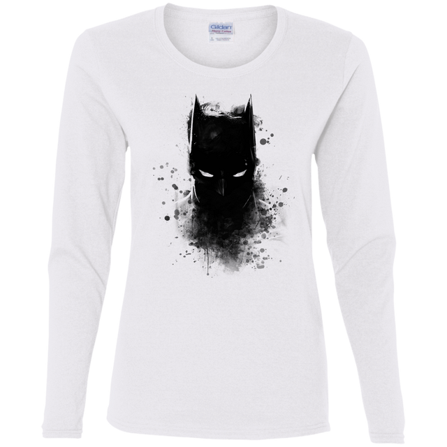 T-Shirts White / S Ink Shadow Women's Long Sleeve T-Shirt