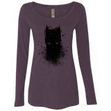 T-Shirts Vintage Purple / S Ink Shadow Women's Triblend Long Sleeve Shirt