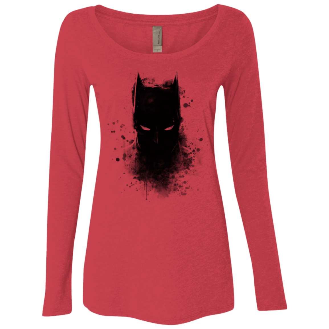 T-Shirts Vintage Red / S Ink Shadow Women's Triblend Long Sleeve Shirt