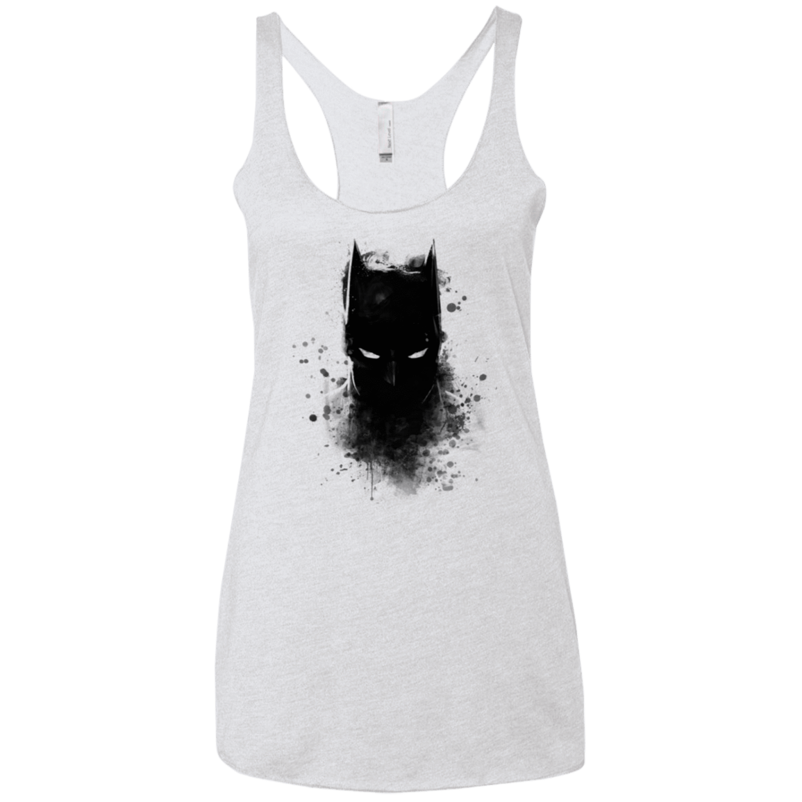 T-Shirts Heather White / X-Small Ink Shadow Women's Triblend Racerback Tank
