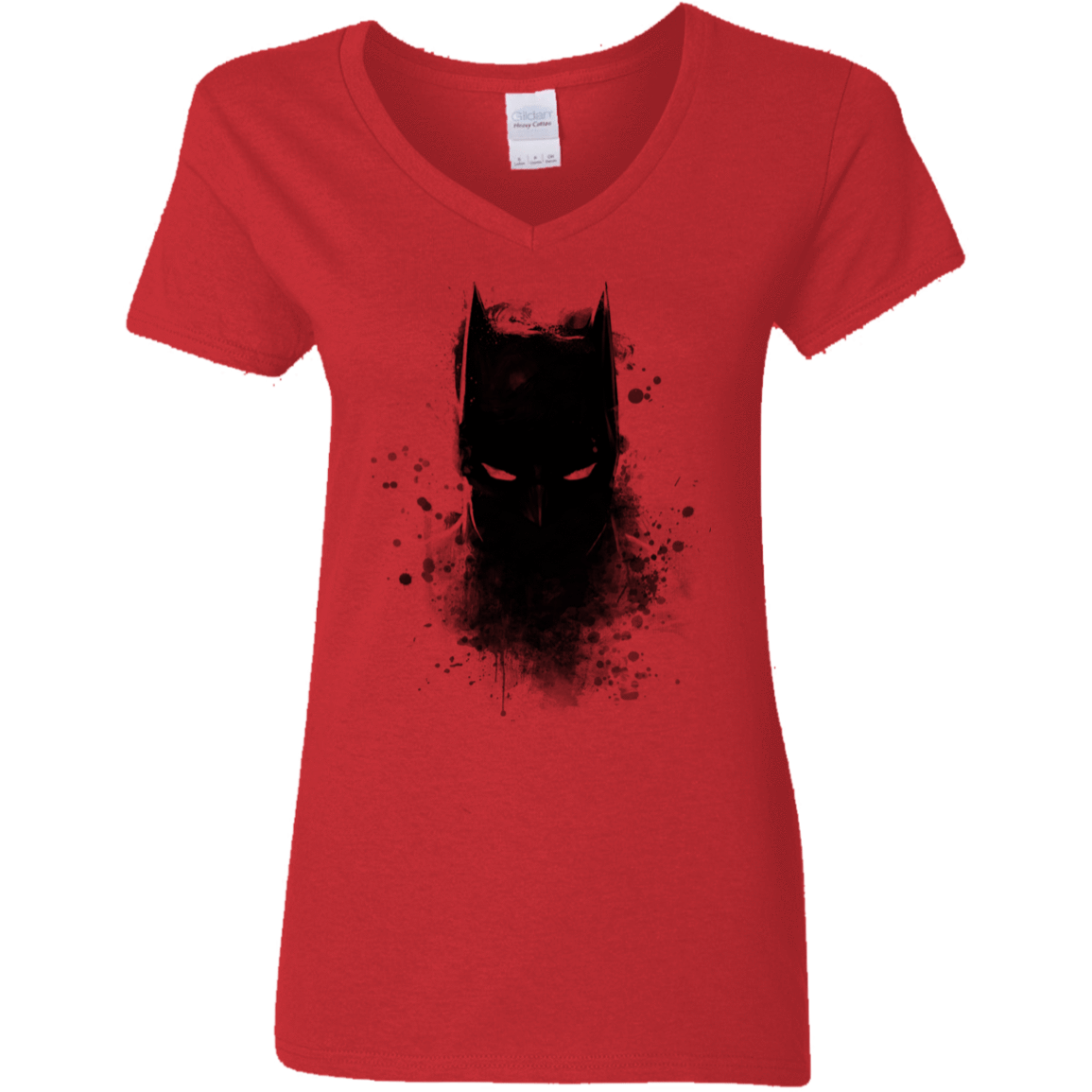 T-Shirts Red / S Ink Shadow Women's V-Neck T-Shirt